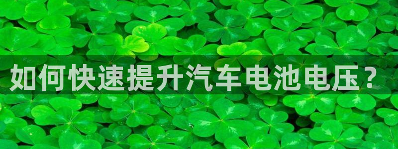 优发国际app官网下载安装苹果：如何快速提升汽车电池电压？