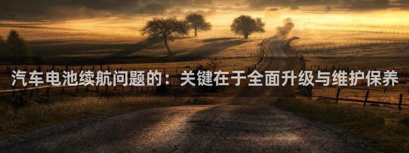 优发国际官网首页入口：汽车电池续航问题的：关键在于全面升级与维护保养