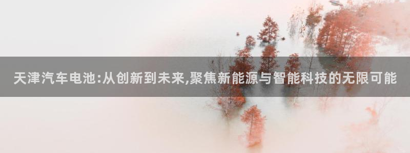 优发国际官网网站首页：天津汽车电池:从创新到未来,聚焦新能源与智能科技的无限可能