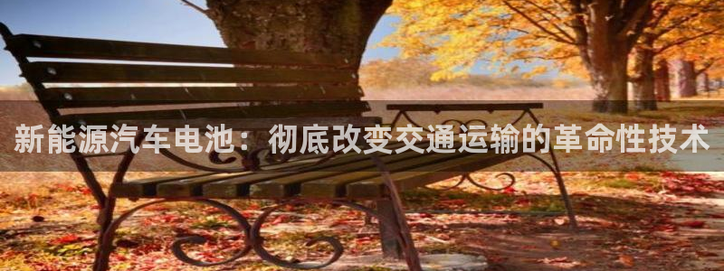 优发国际登陆u：新能源汽车电池：彻底改变交通运输的革命性技术