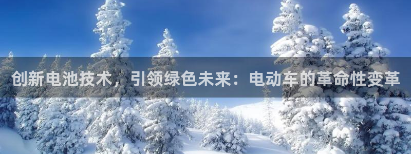 优发国际平台网站：创新电池技术，引领绿色未来：电动车的革命性变革