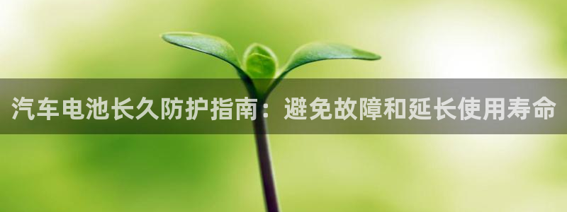 优发国际平台手机版下载官网：汽车电池长久防护指南：避免故障和延长使用寿命